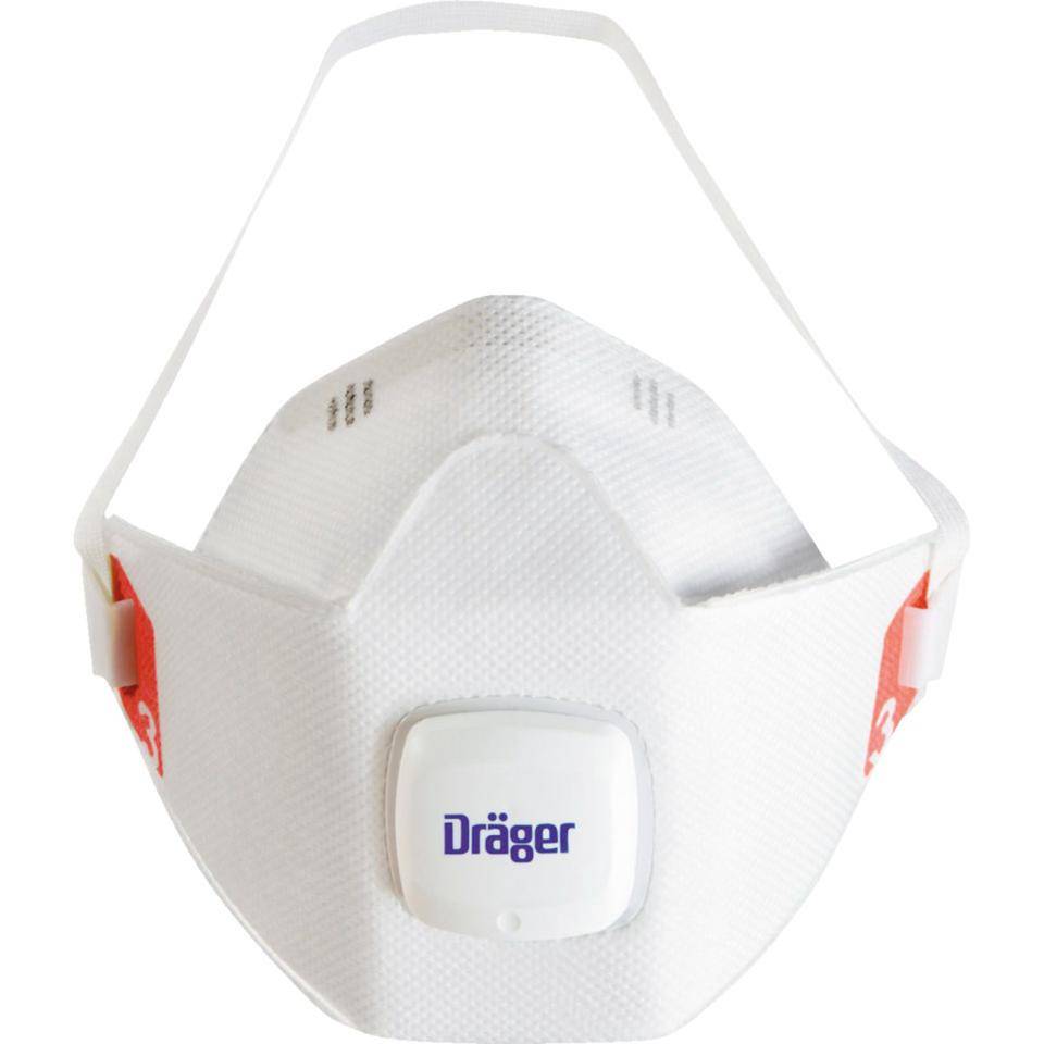 Dräger Halbmaske X-plore® 1930V FFP3 NR D, Kat.III, mit Ventil, Größe S, 10/VE-0