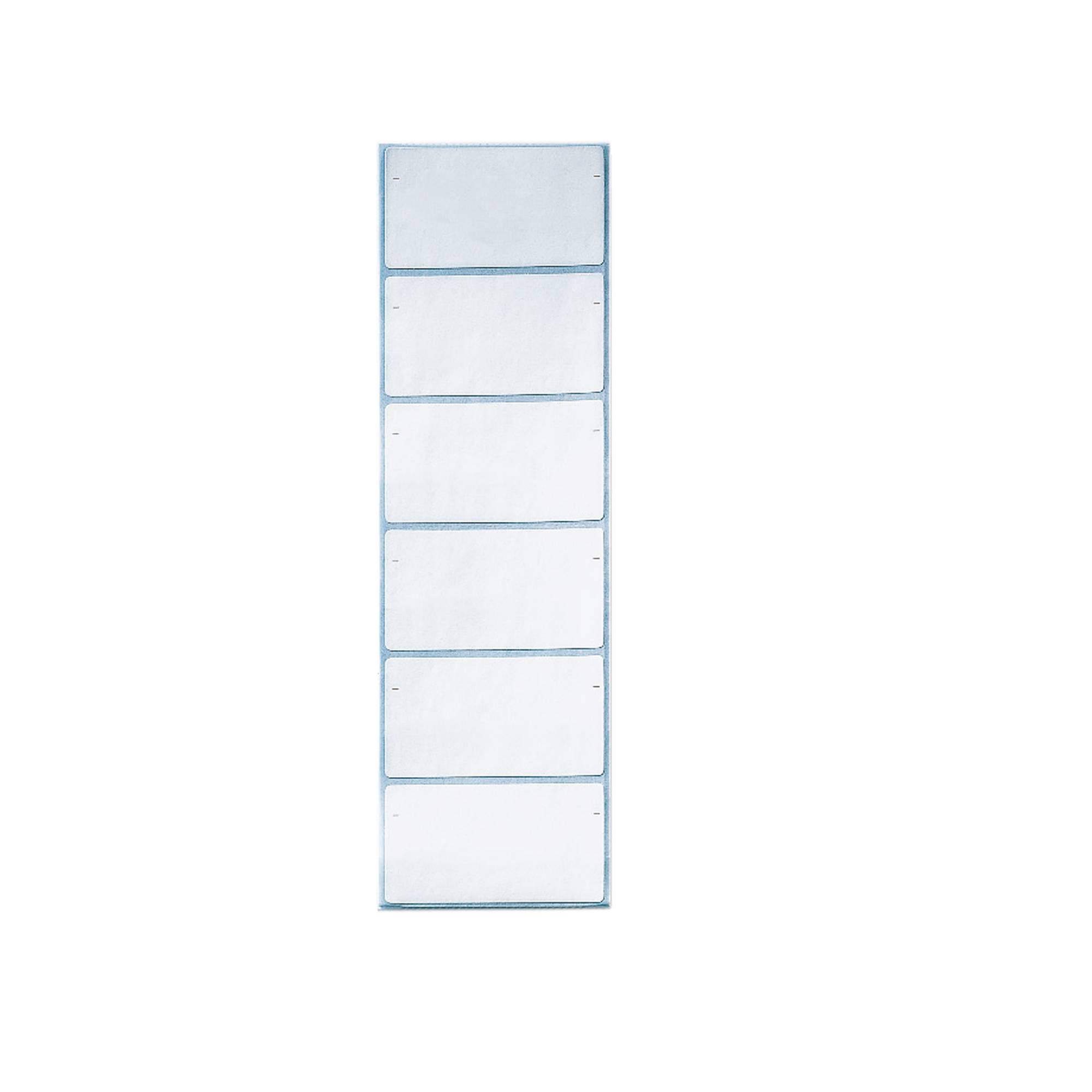 Beschriftungsschild Orgacolor 73x40mm ws 102St-0