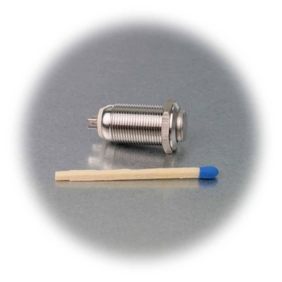 BLANKO - Metallschalter 1-polig 36V/2A Ø12mm IP67 Edelstahl-1
