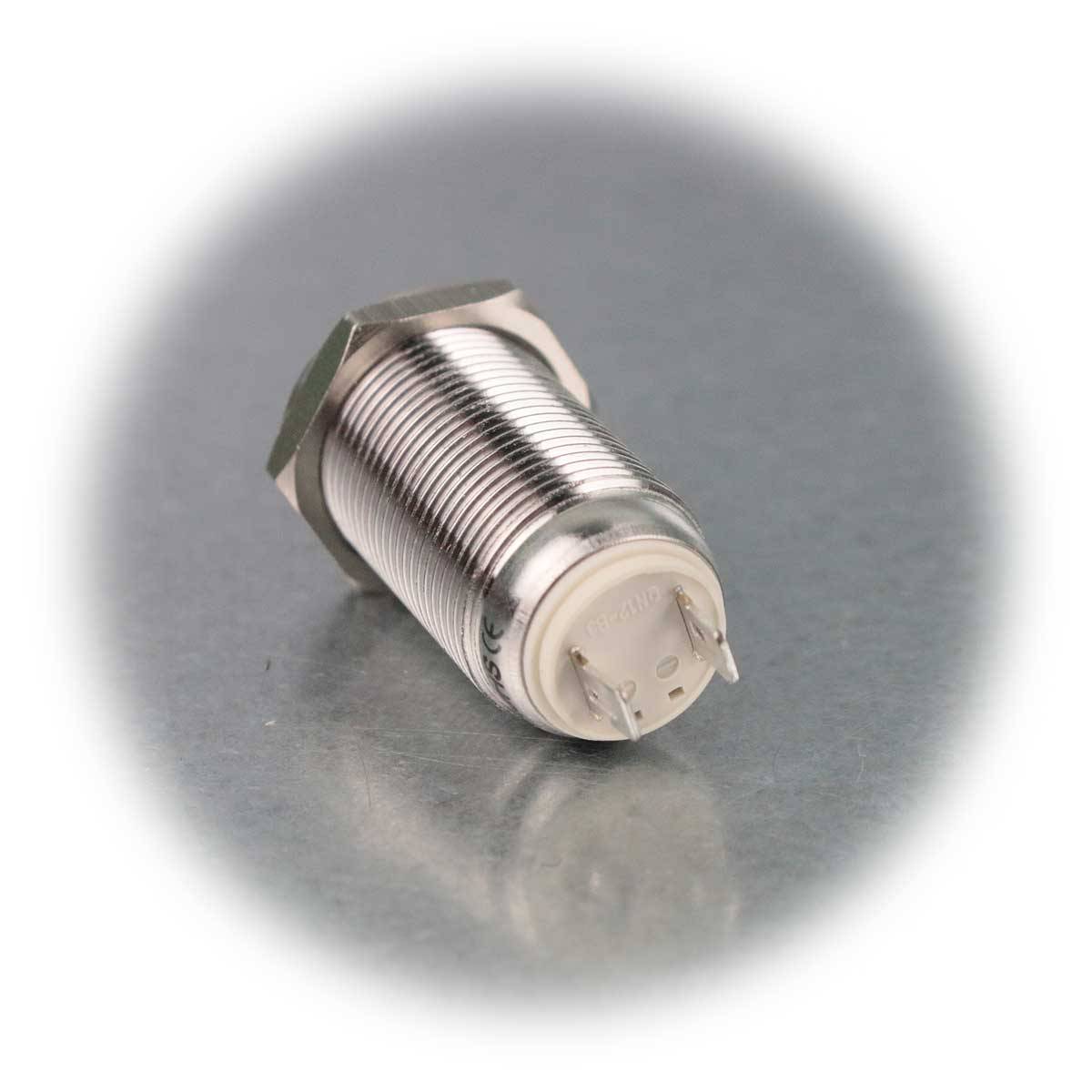 BLANKO - Metallschalter 1-polig 36V/2A Ø12mm IP67 Edelstahl-3