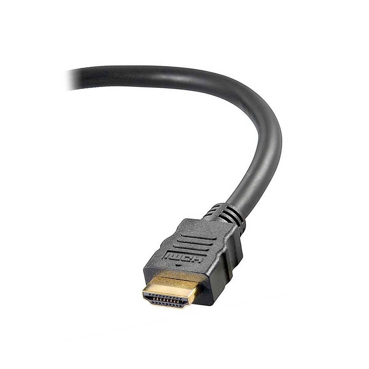 Goobay HDMI™-Kabeladapter, vergoldet 2x HDMI™-Buchse (Typ A) > HDMI™-Stecker (Typ A) 0.1 m-1