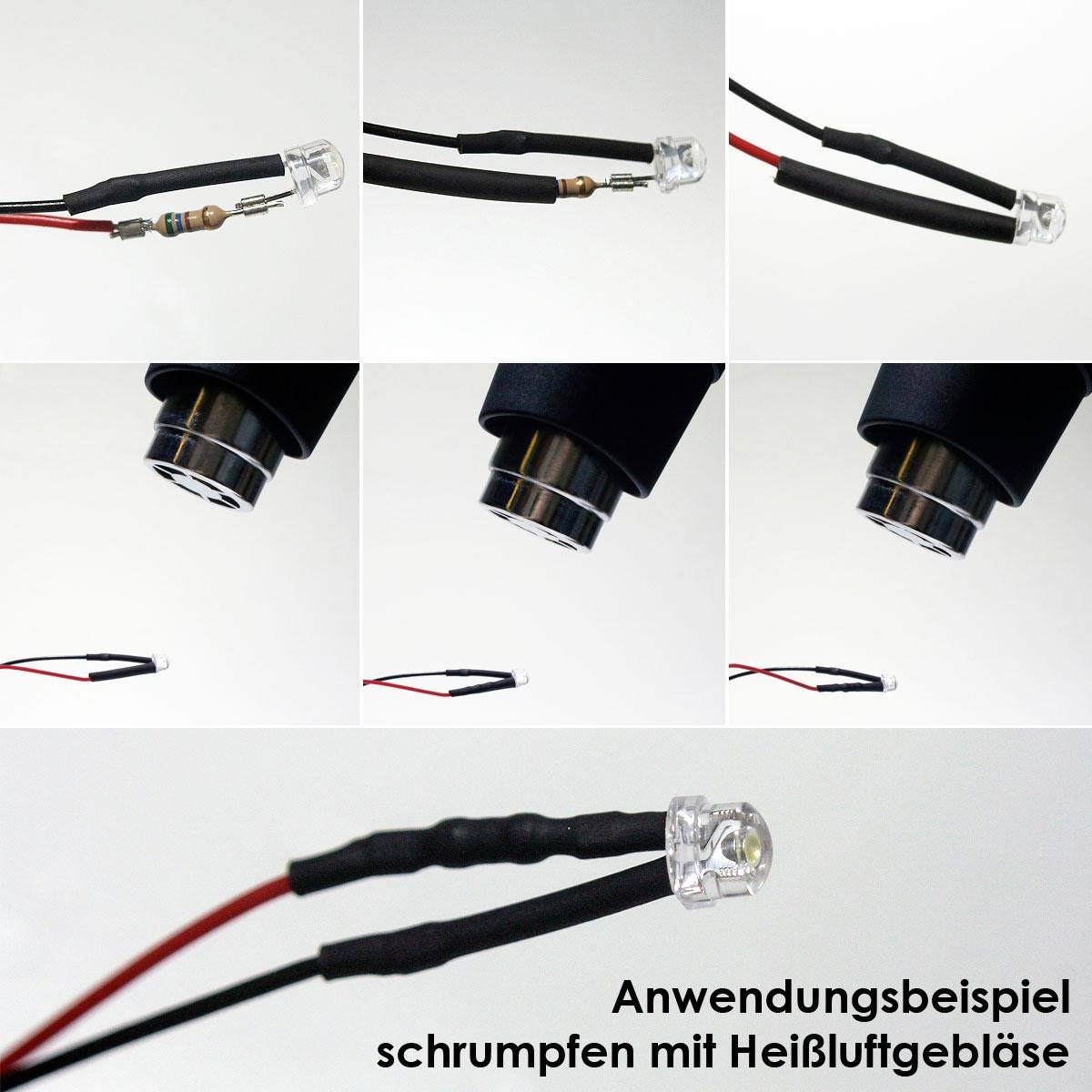 world-trading-net - Schrumpfschlauch-Set, bunt, 2:1, 620 Stk in Box-4