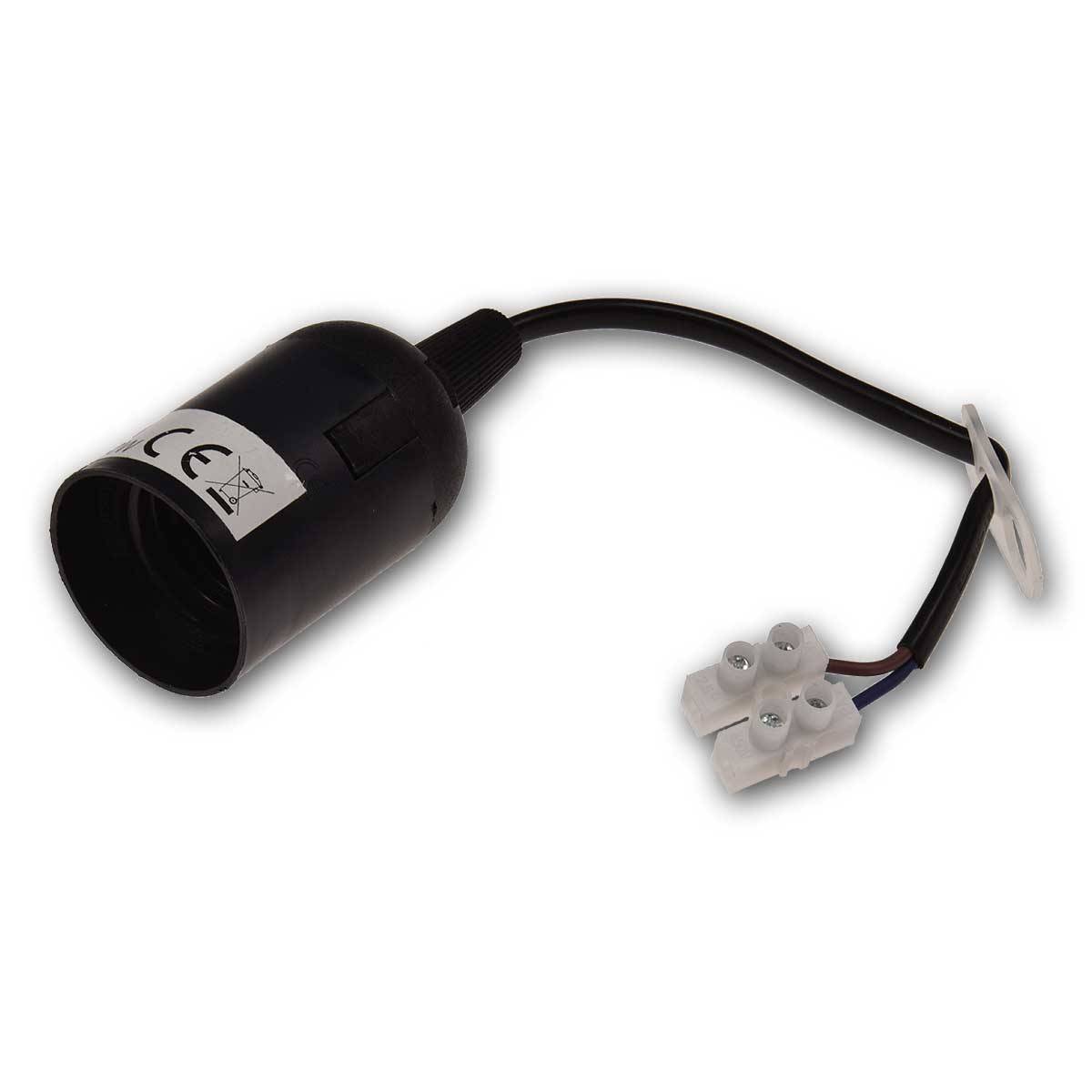 ChiliTec - E27 Baustellen-Fassung, 15cm Kabel mit Aufhänger s-0