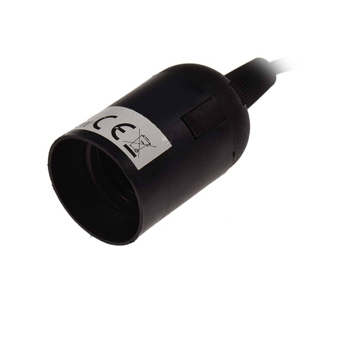 ChiliTec - E27 Baustellen-Fassung, 15cm Kabel mit Aufhänger s-2