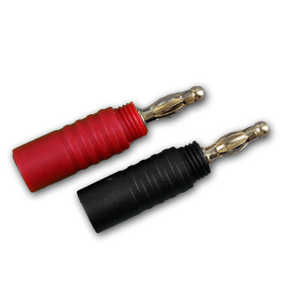 Dynavox - Bananenstecker Set High-End, 2x rot und 2x schwarz-0