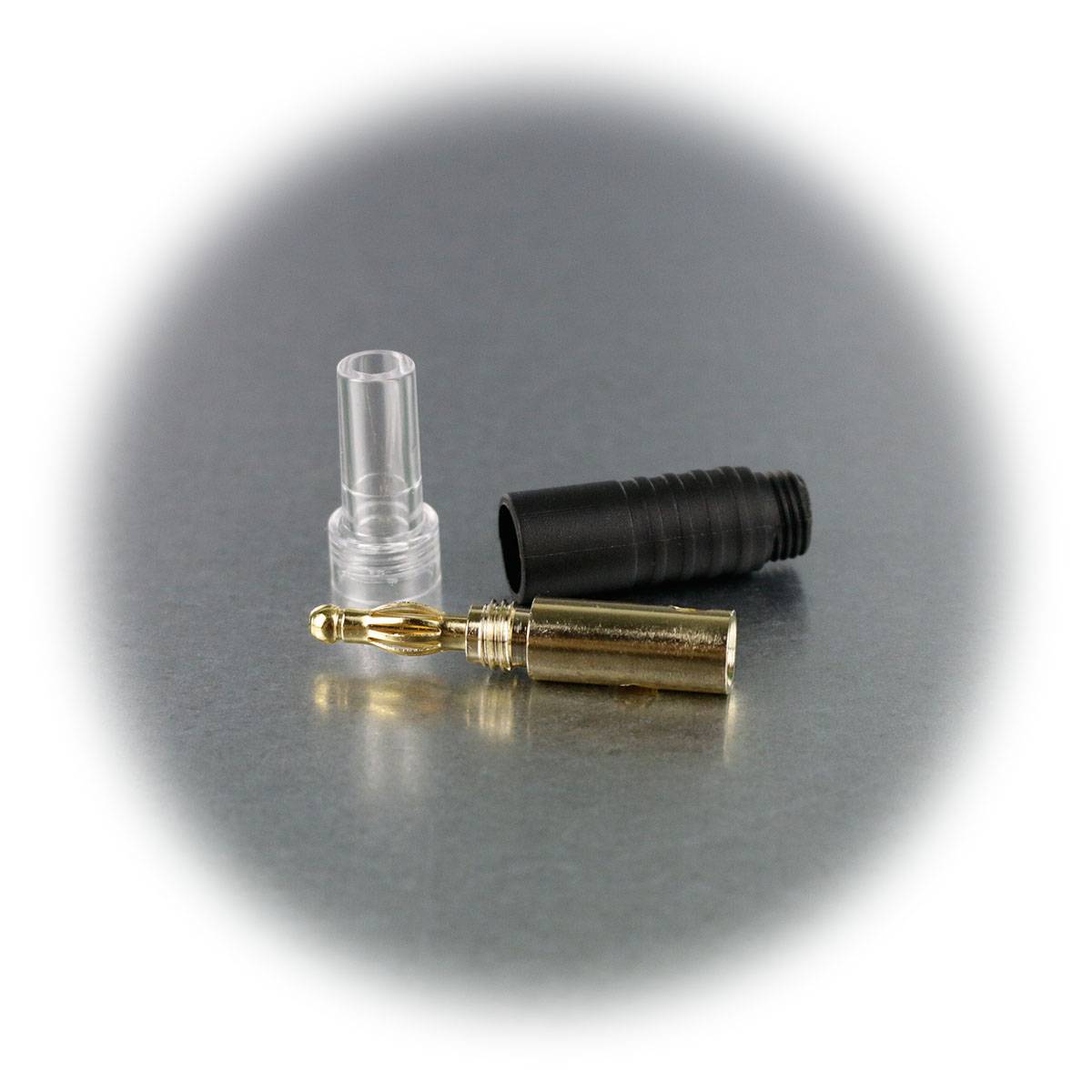 Dynavox - Bananenstecker Set High-End, 2x rot und 2x schwarz-3