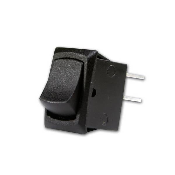 world-trading-net - Mini-Wippenschalter schwarz, 2-polig, max. 250V/3A