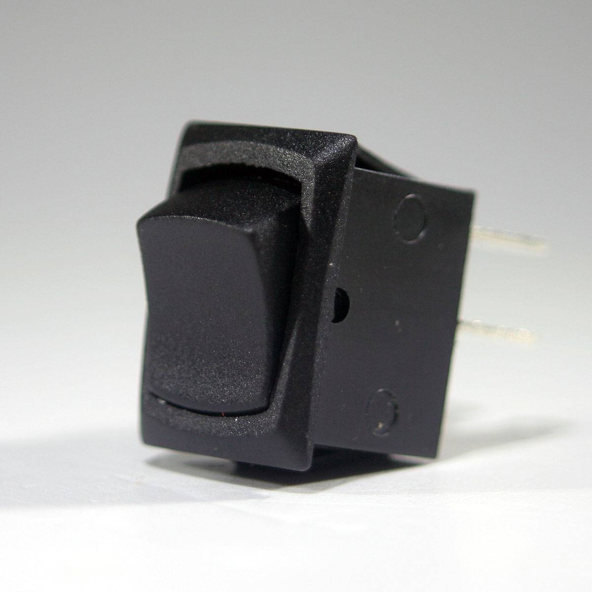 world-trading-net - Mini-Wippenschalter schwarz, 2-polig, max. 250V/3A-2