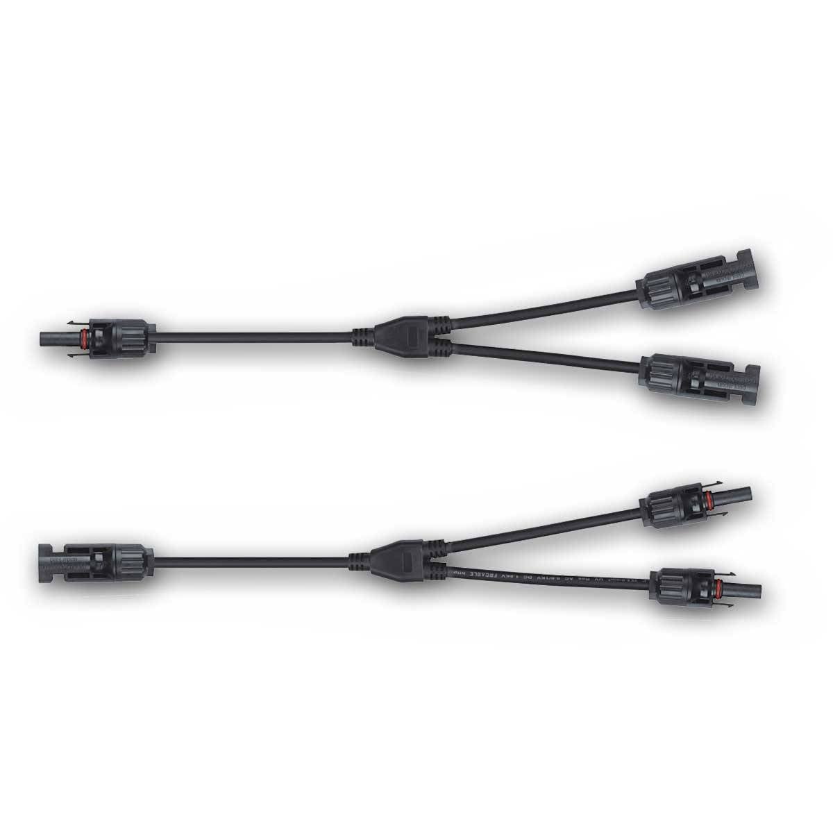 world-trading-net - MC4 2-fach Verteilerkabel 3 Paar, IP67, UV-stabil-0