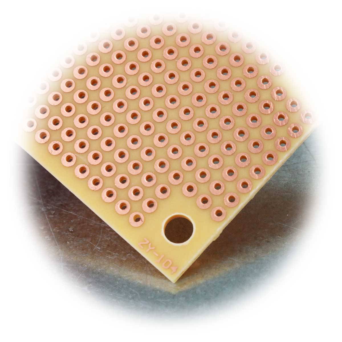 Sintron - Minilötplatine, 45x39mm, Lochraster CU, 5er Pack-2
