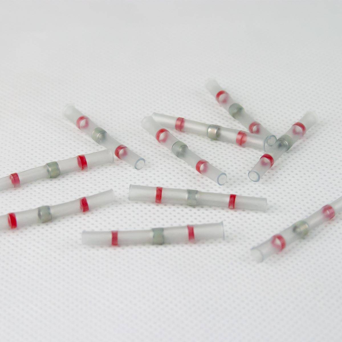 McPower - Lötverbinder 200er Pack, Ø2,7mm, 0,5-1,0mm² rot-1