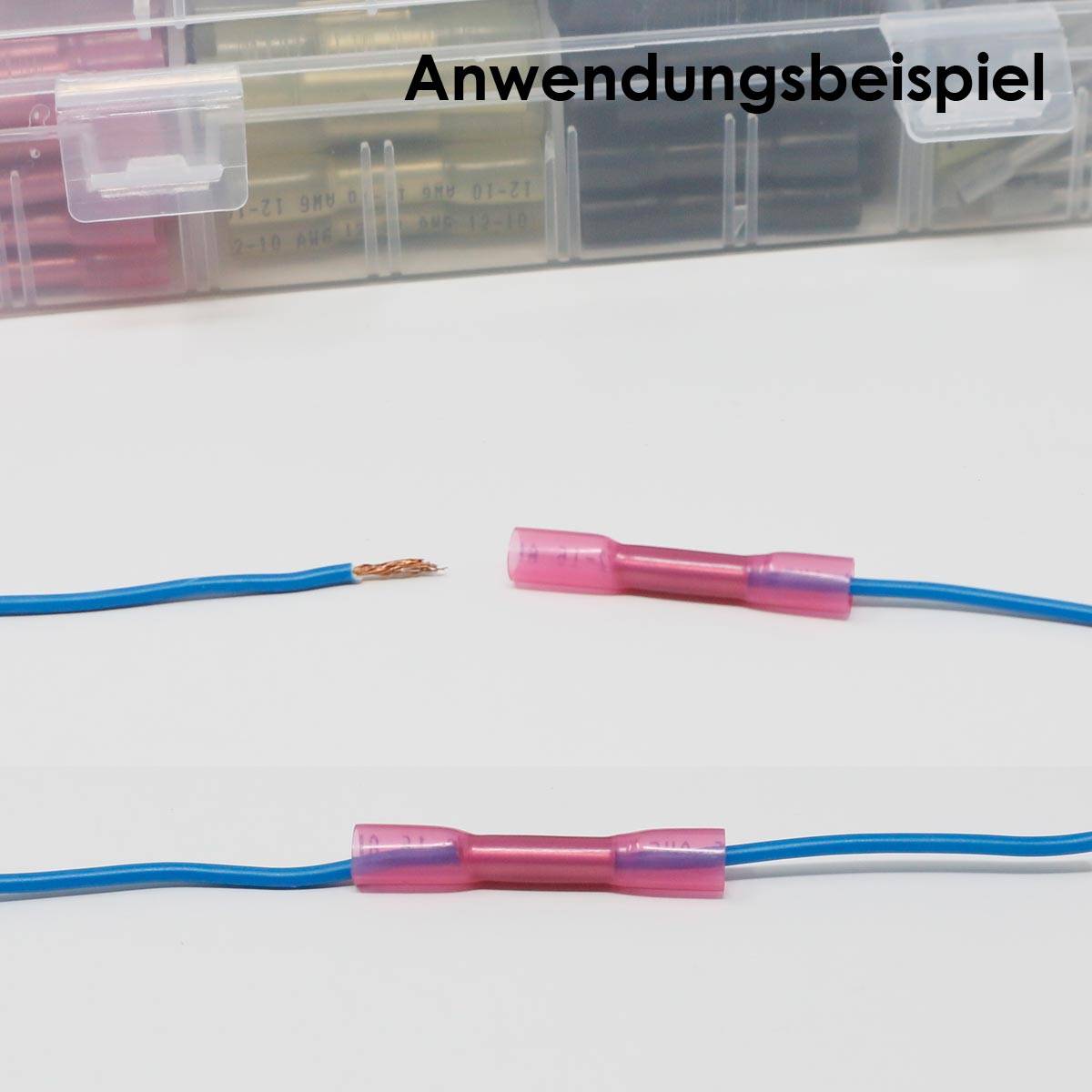 world-trading-net - Quetschverbinder-Sortiment 340-teilig mit Zange-4