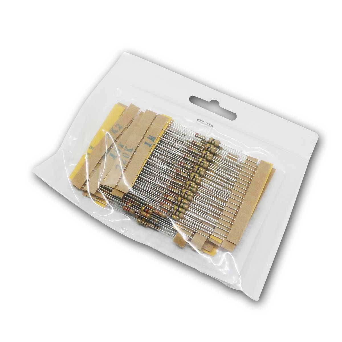 world-trading-net - Kohlefilm Widerstände 200er Set, 0,25W, 1-1M Ohm