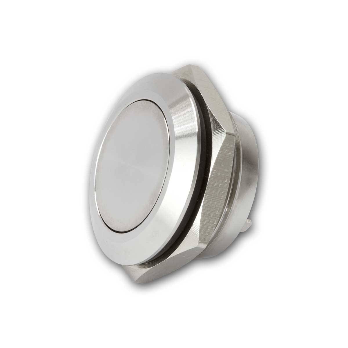 BLANKO - Edelstahl Vollmetall-Taster 16mm, 1-polig, IP65