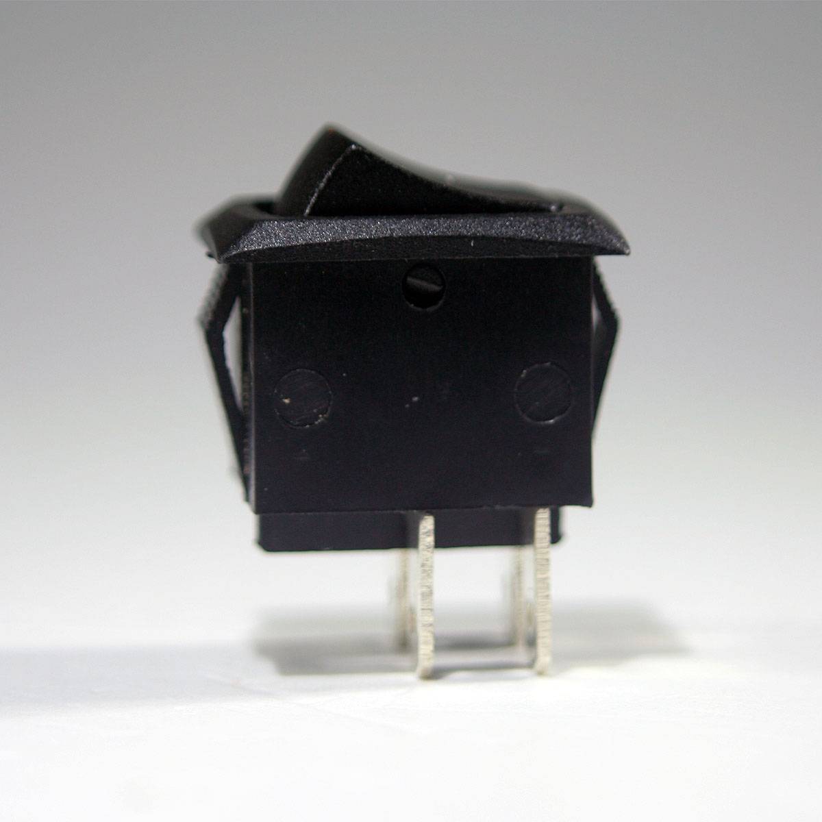 world-trading-net - Mini-Wippenschalter schwarz, 2-polig, max. 250V/3A-4
