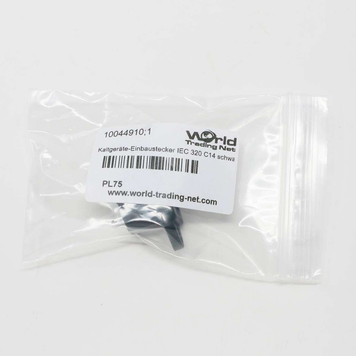 world-trading-net - Kaltgeräte-Einbaustecker IEC 320 C14 schwarz-3