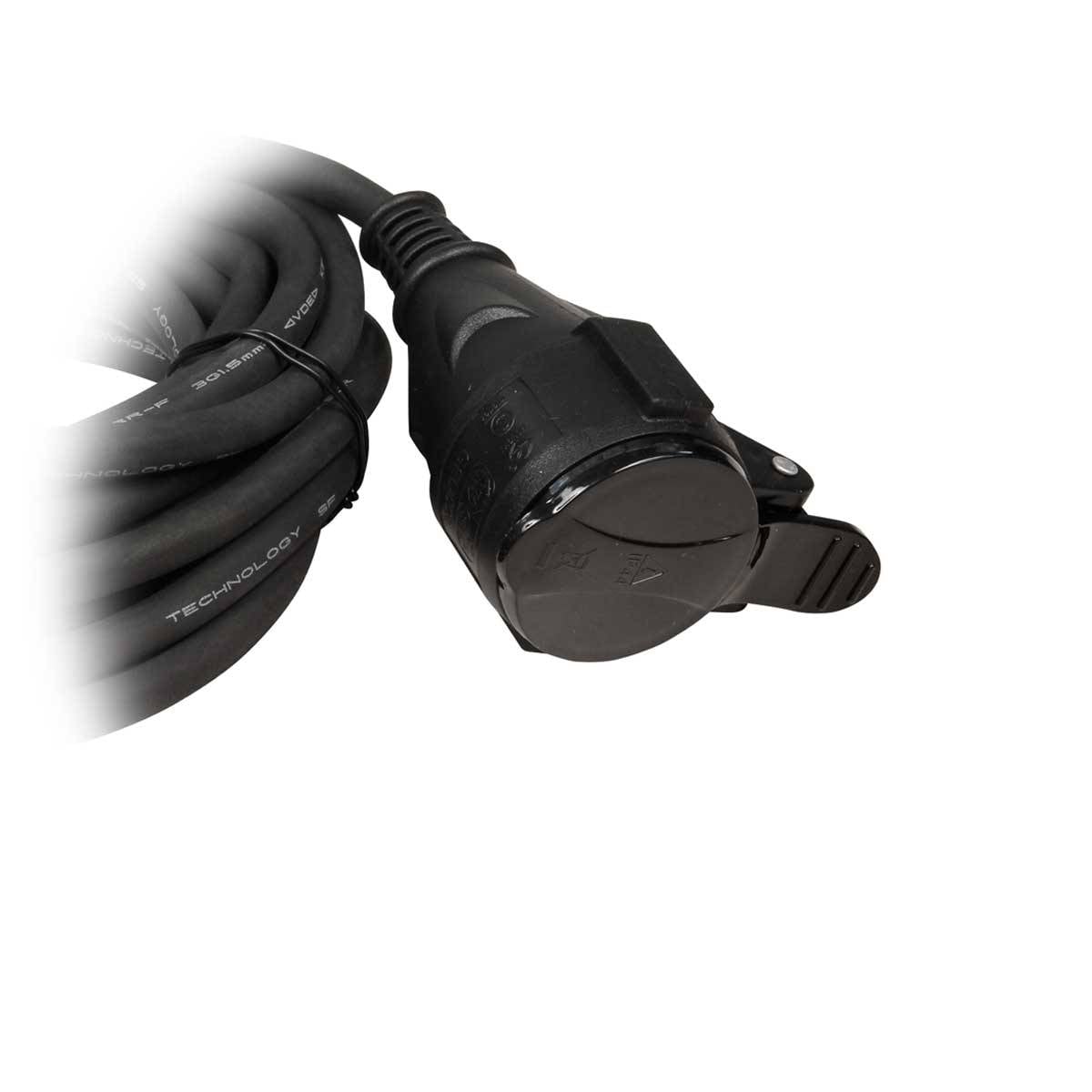 McPower - Verlängerungskabel 5m, 3x1,5mm², IP44, schwarz-1