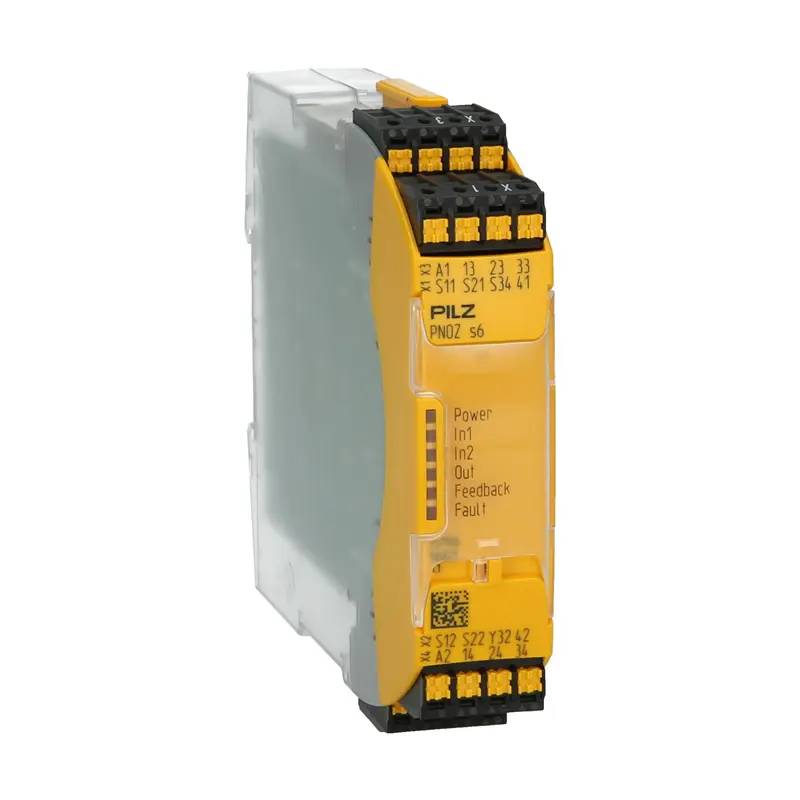 Pilz 751106 PNOZ s6 C Sicherheitsschaltgerät 24VDC 3 n/o 1 n/c-0