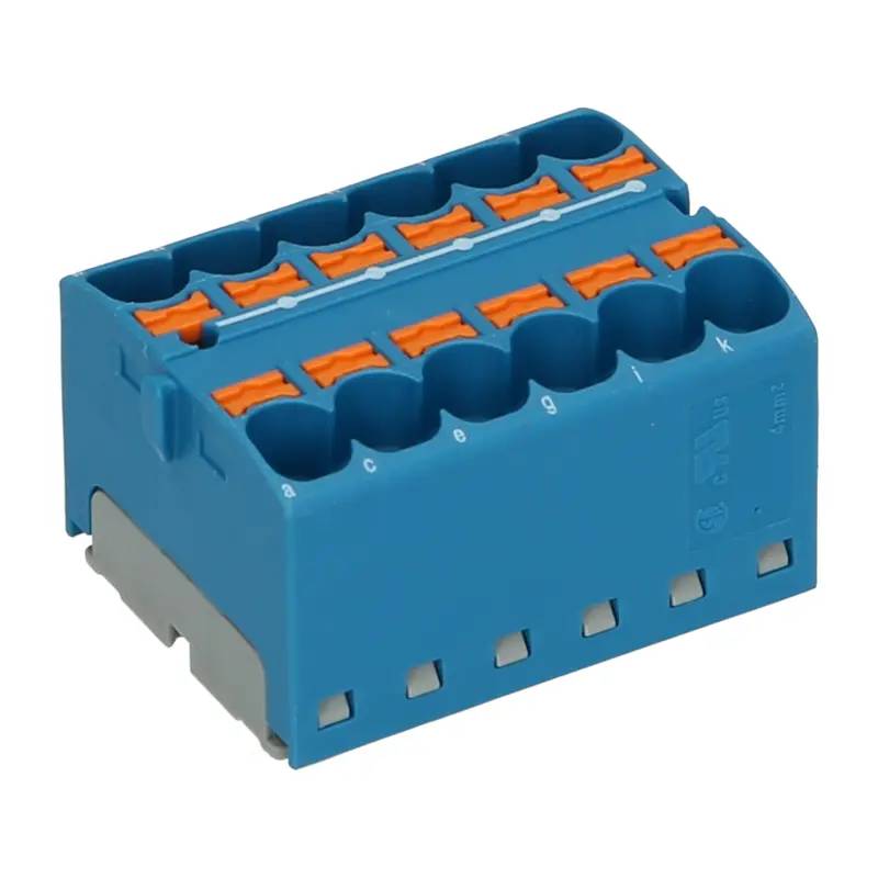 Verteilerblock PHOENIX 3273814 - PTFIX 12X4 BU-0