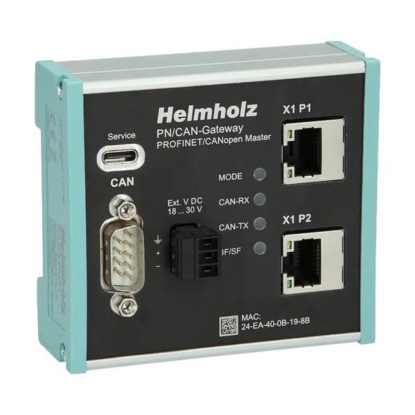 PROFINET/CAN-Gateway CANopen Master Helmholz 700-670-PNC01