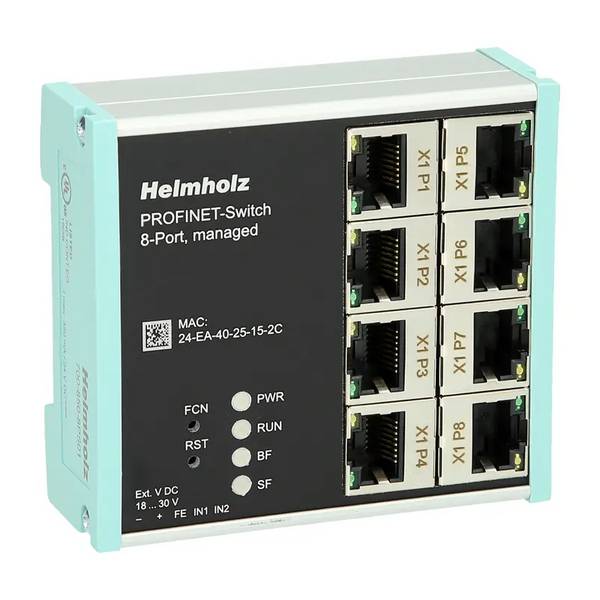 Managed PROFINET-Switch 8-Port Helmholz 700-850-8PS01