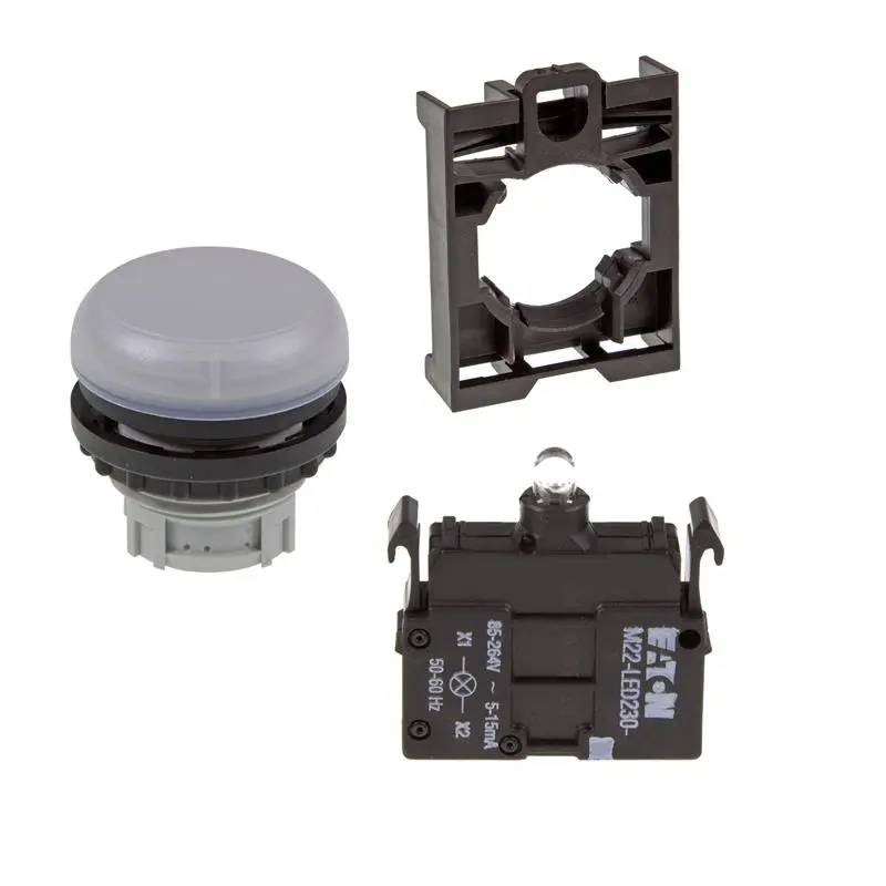 Set Leuchtmelder (weiß) Eaton M22-L-W/-A/-LED230-W-0