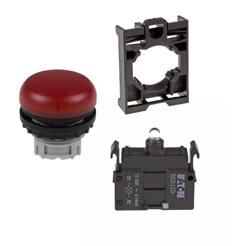Setartikel Leuchtmelder (rot) Eaton M22-L-R/-A/-LED-R-0