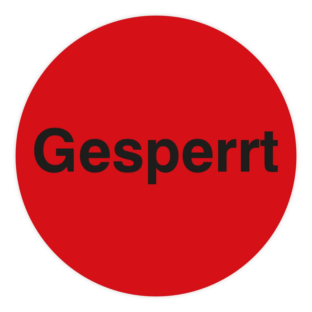 Qualitätsetiketten, Gesperrt auf Rolle, 1-bahnig, Ø 30 mm-0
