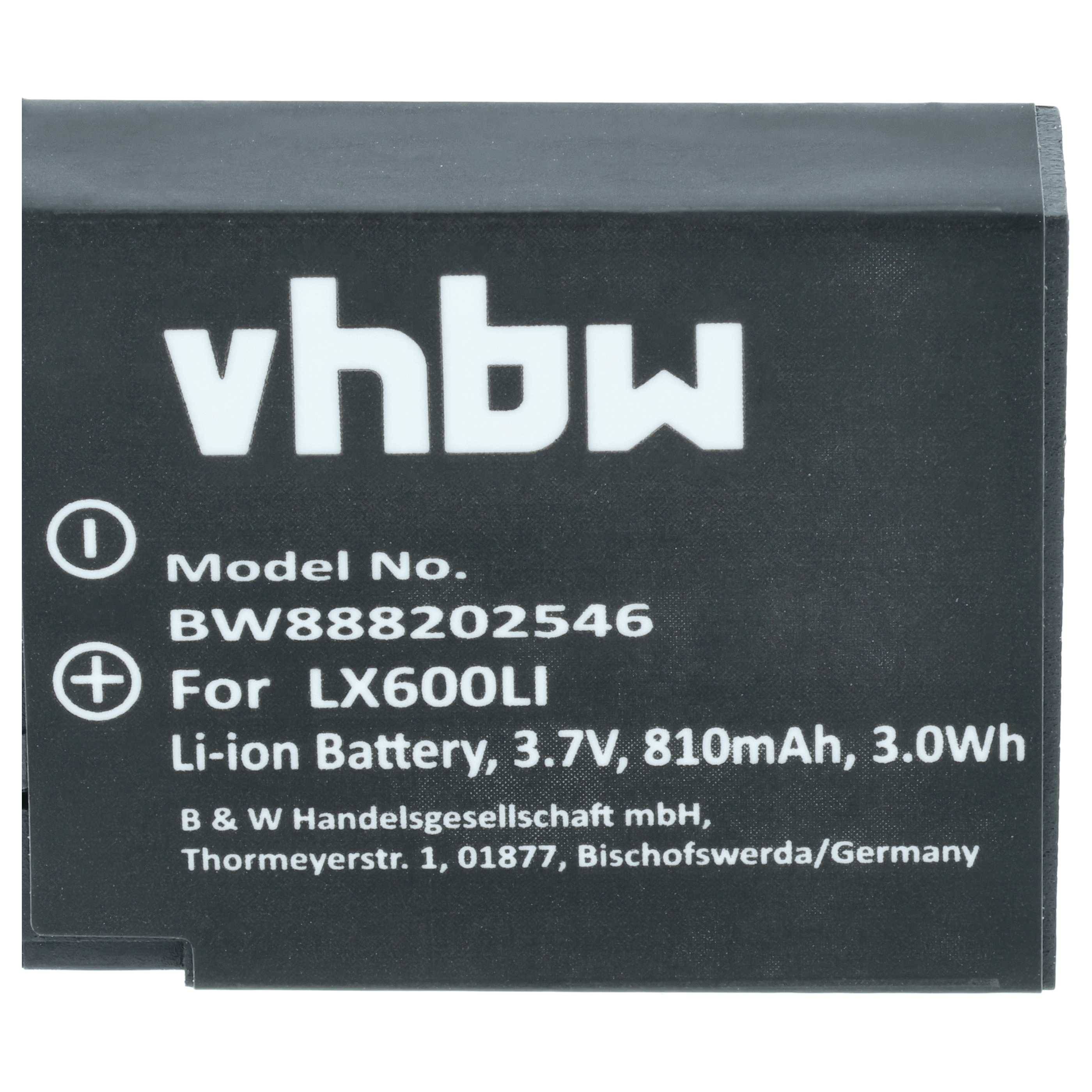 vhbw Akku kompatibel mit Eartec UltraLITE | Wireless Headset Kopfhörer (810mAh, 3,7V, Li-Ion)-3