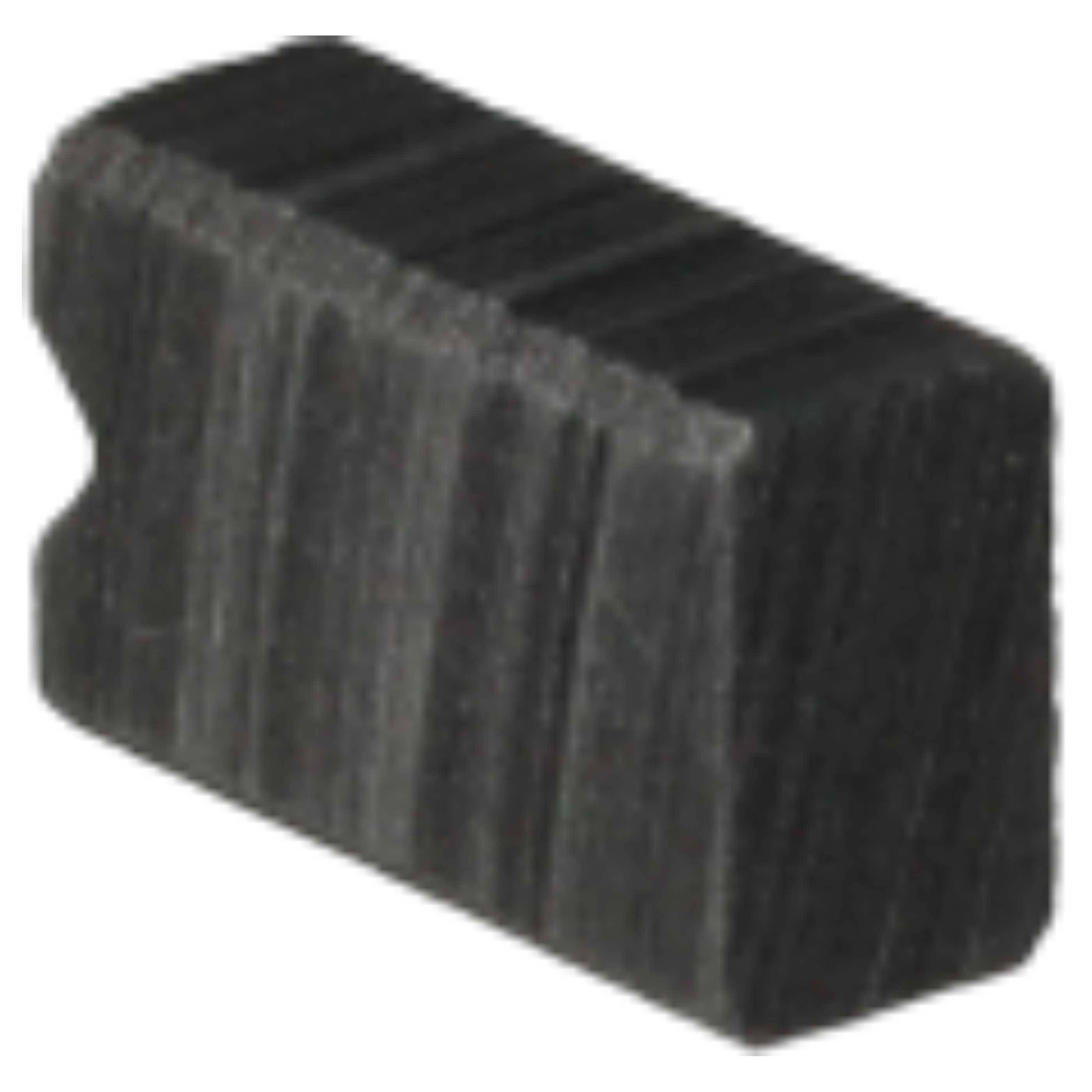 vhbw 4x Kohlebürste 6,25 x 4 x 10 mm kompatibel mit Bosch Benvenuto TCA60F9 - B25, TCA6001 - B20 Kaffeemaschine-2