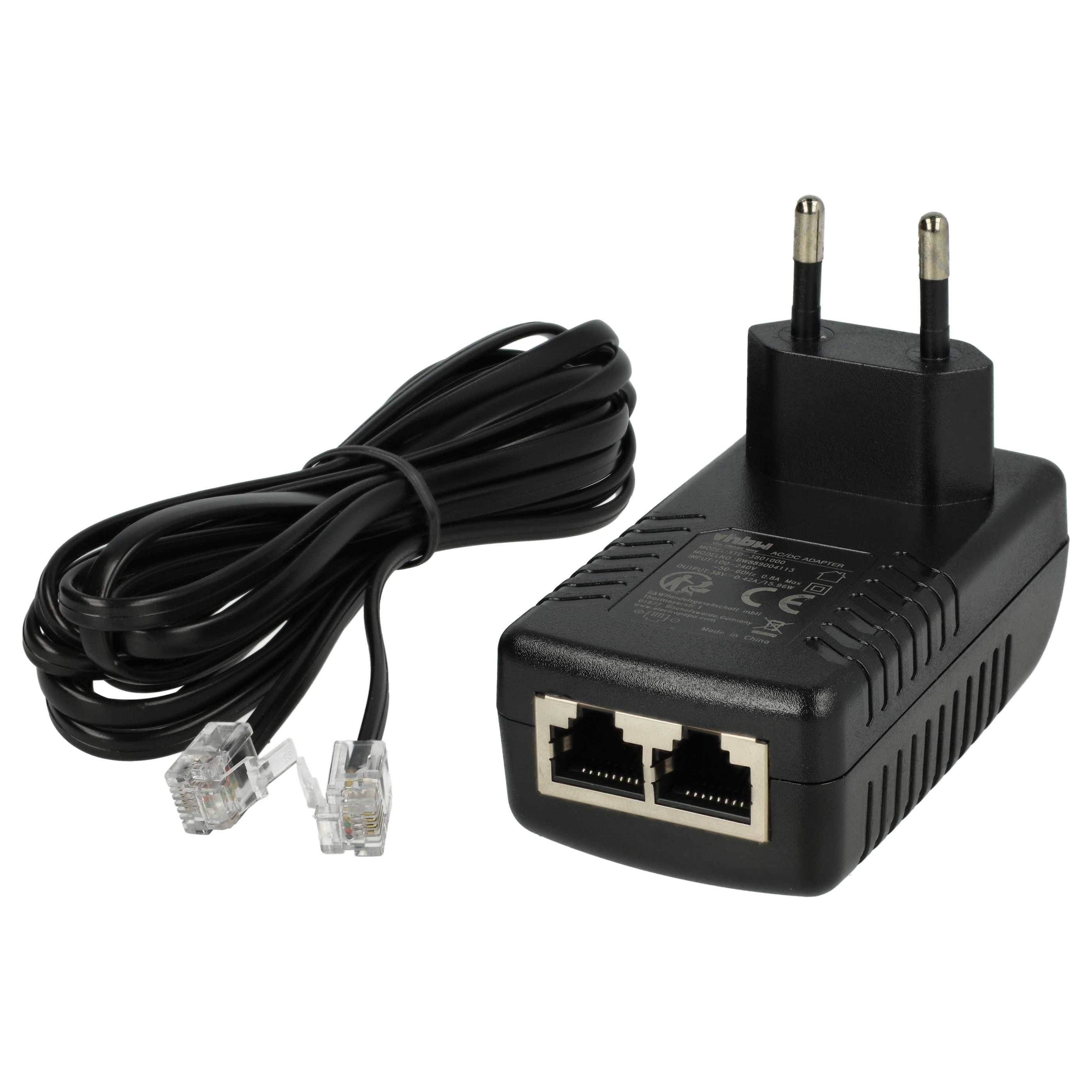 vhbw Netzteil kompatibel mit Siemens OptiPoint WL2 professional S Festnetz-Telefon, Haustelefon - 300 cm