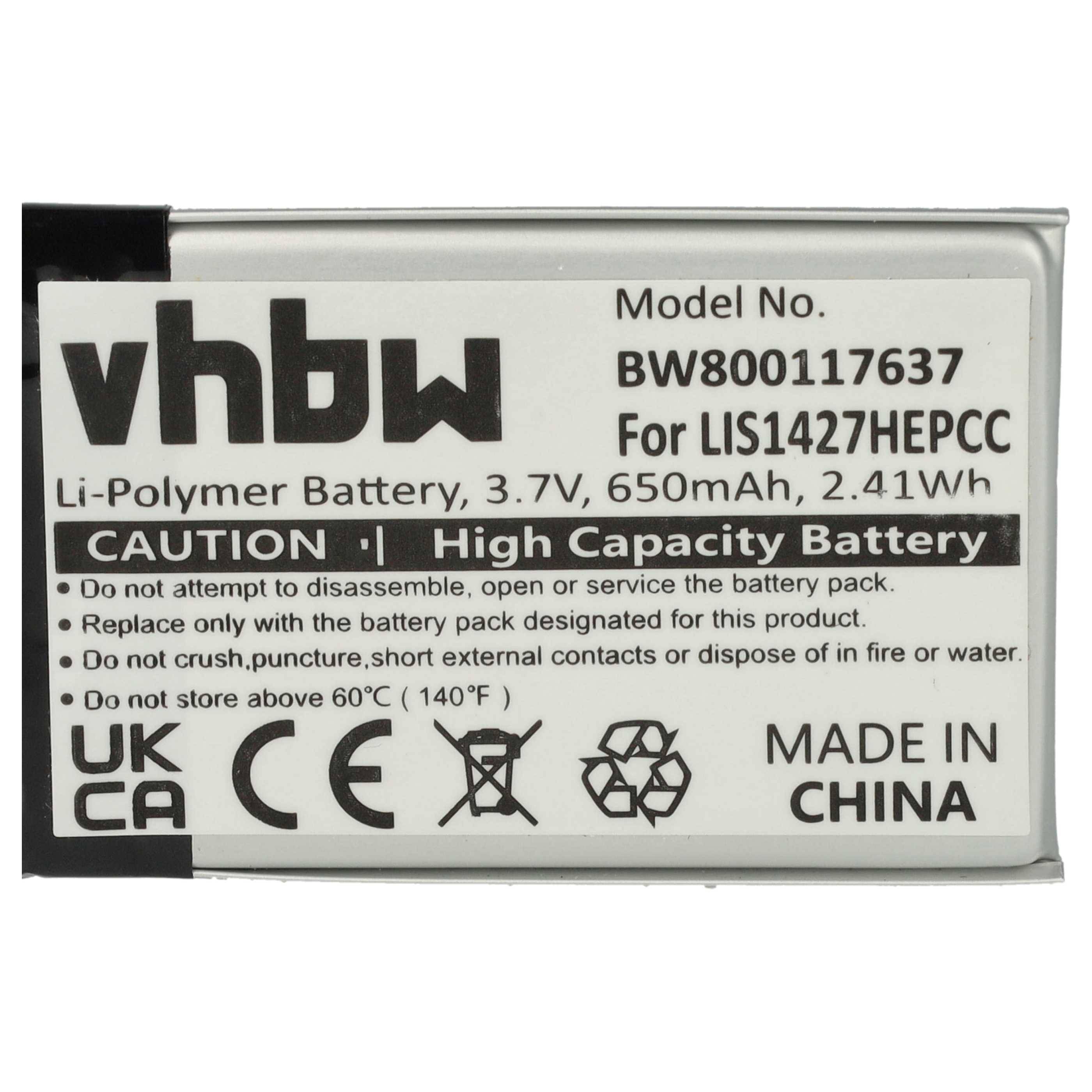 vhbw 5x Akku Ersatz für Sony 1-756-920-21 | 1-756-920-32, 1-756-920-31 für Wireless Headset Kopfhörer (650 mAh, 3,7 V-3