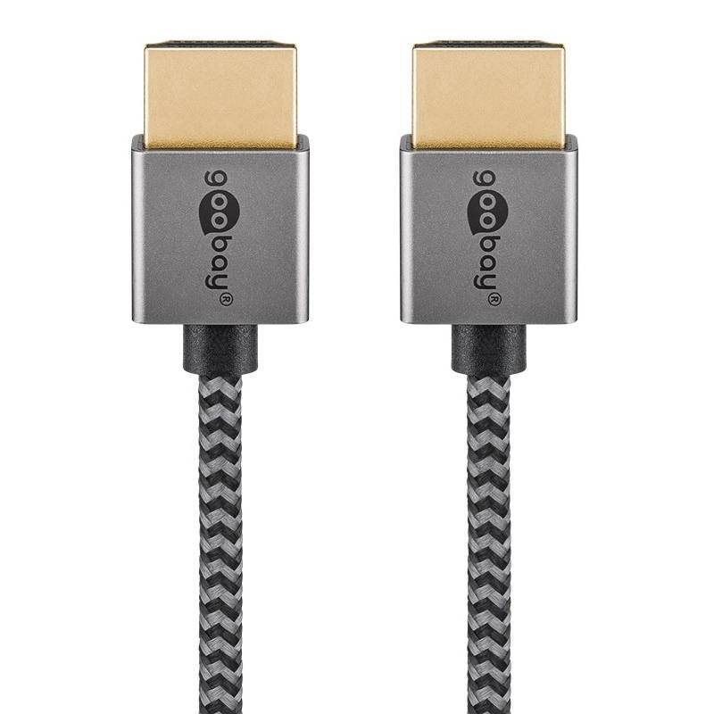 Goobay Slim Ultra High-Speed HDMI™-Kabel 2 m 8K/60Hz-0