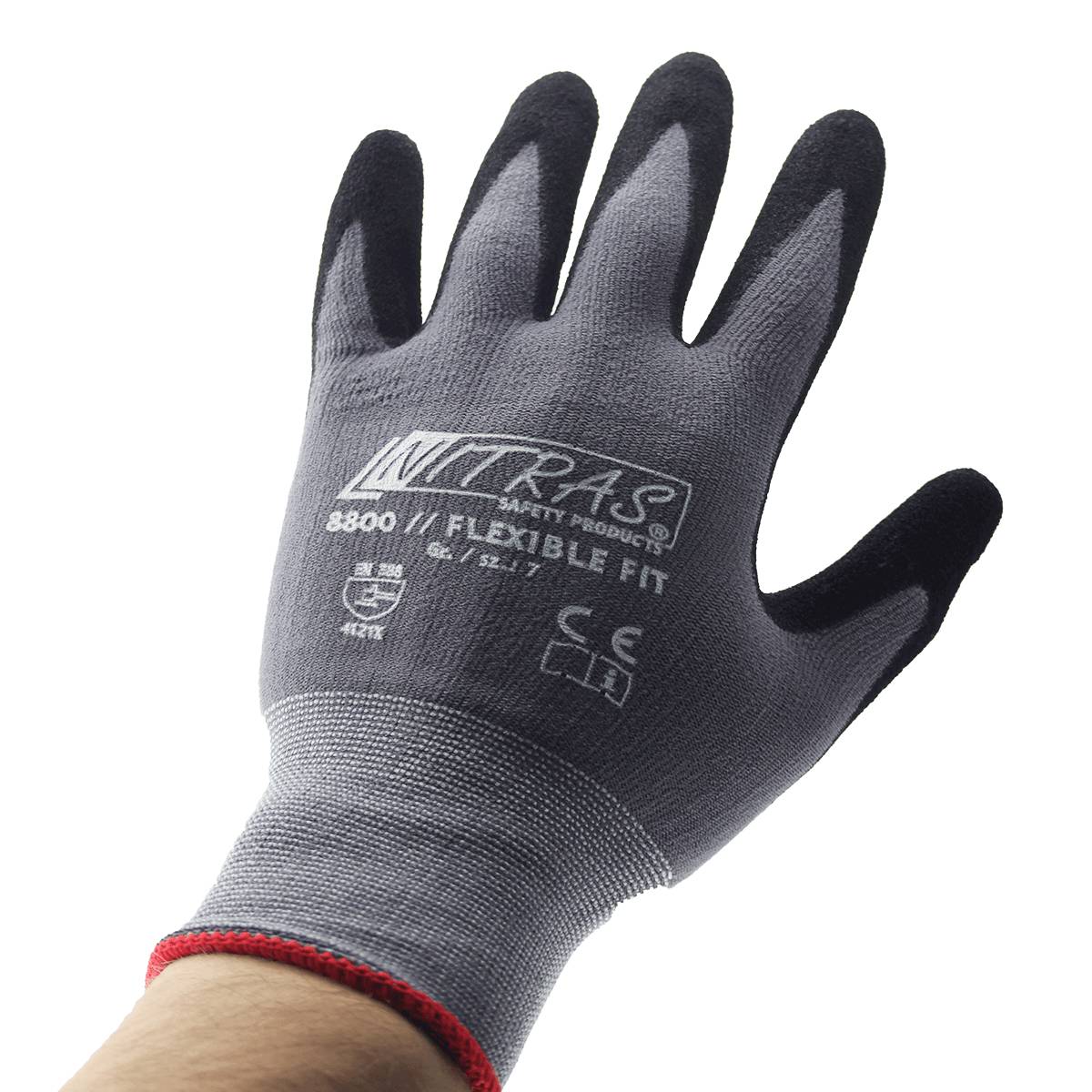 NITRAS FLEXIBLE FIT 8800 Strickhandschuhe Gr. 8 - M-0