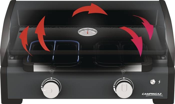 Gasgrill Plancha Onyx 2 Cook 2 Blue Flame Brenner (Edelstahl) CAMPINGAZ-2
