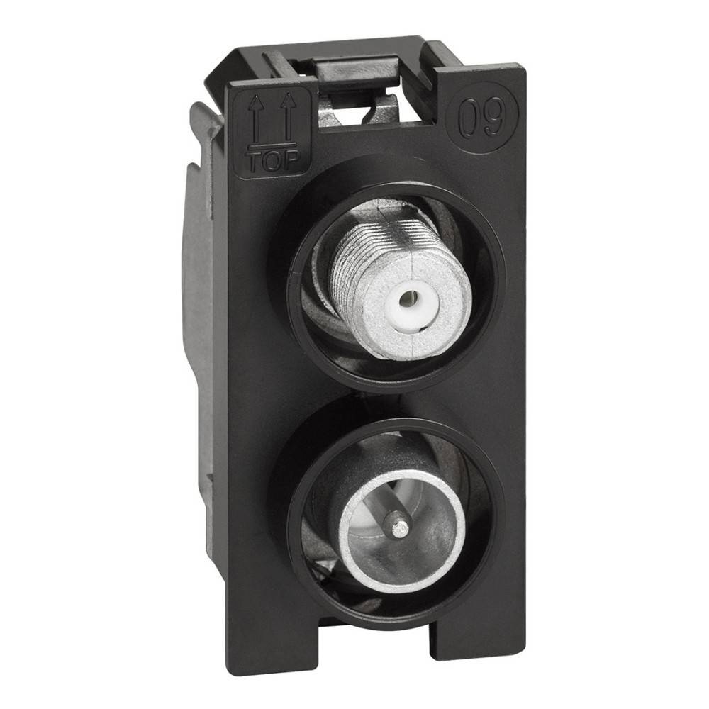 Legrand Einsatz K4214D schwarz IP20 Kunststoff-0