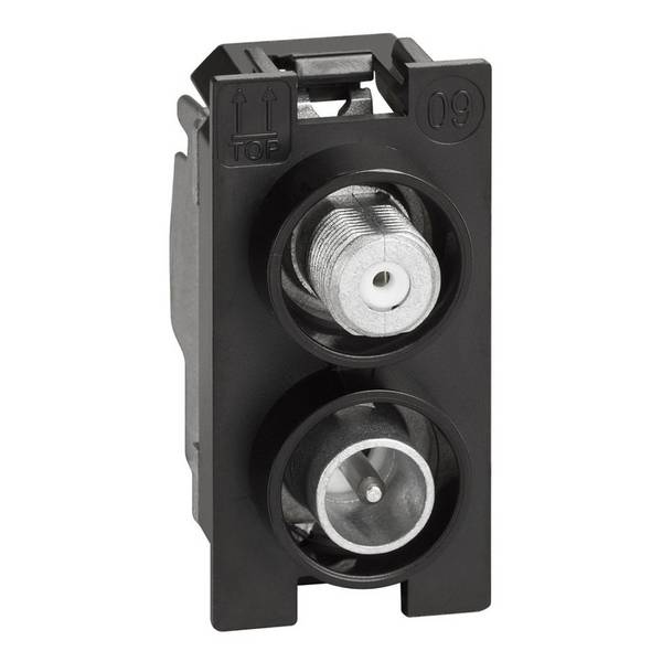 Legrand Einsatz K4214D schwarz IP20 Kunststoff