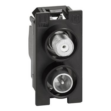 Legrand Einsatz K4214D schwarz IP20 Kunststoff