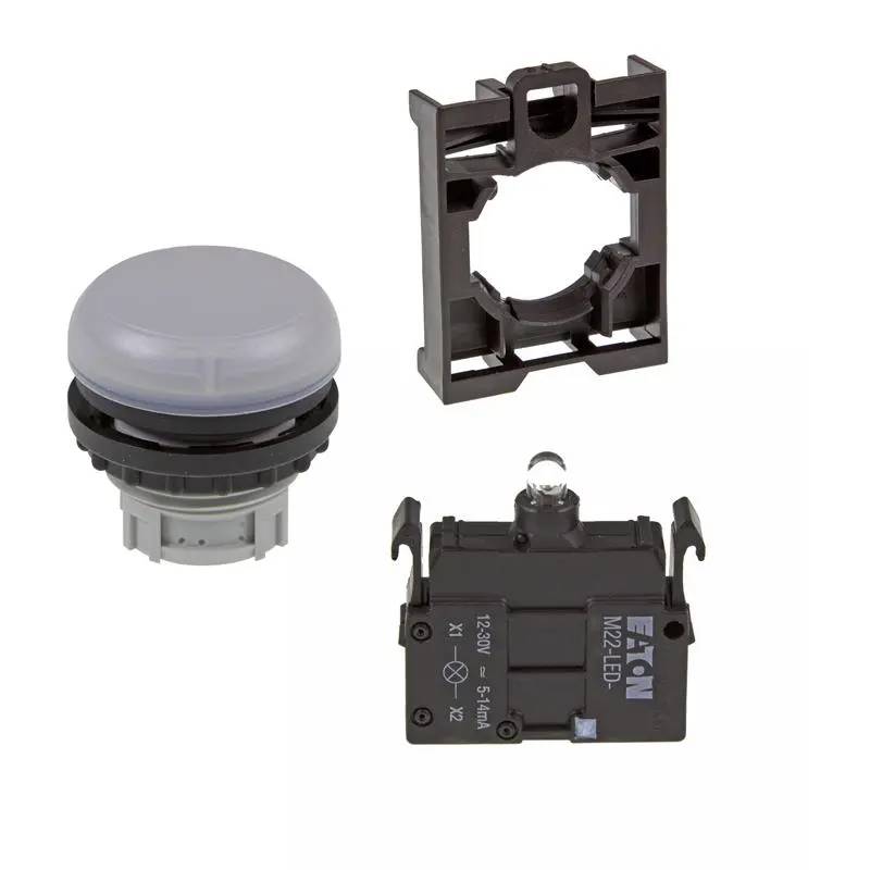 Set Leuchtmelder (weiß) Eaton M22-L-W/-A/-LED-W-0