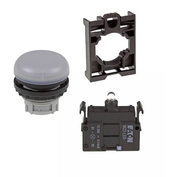 Set Leuchtmelder (weiß) Eaton M22-L-W/-A/-LED-W