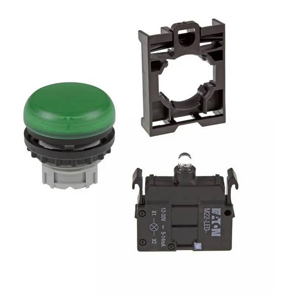 Set Leuchtmelder (grün) Eaton M22-L-G/-A/-LED-G