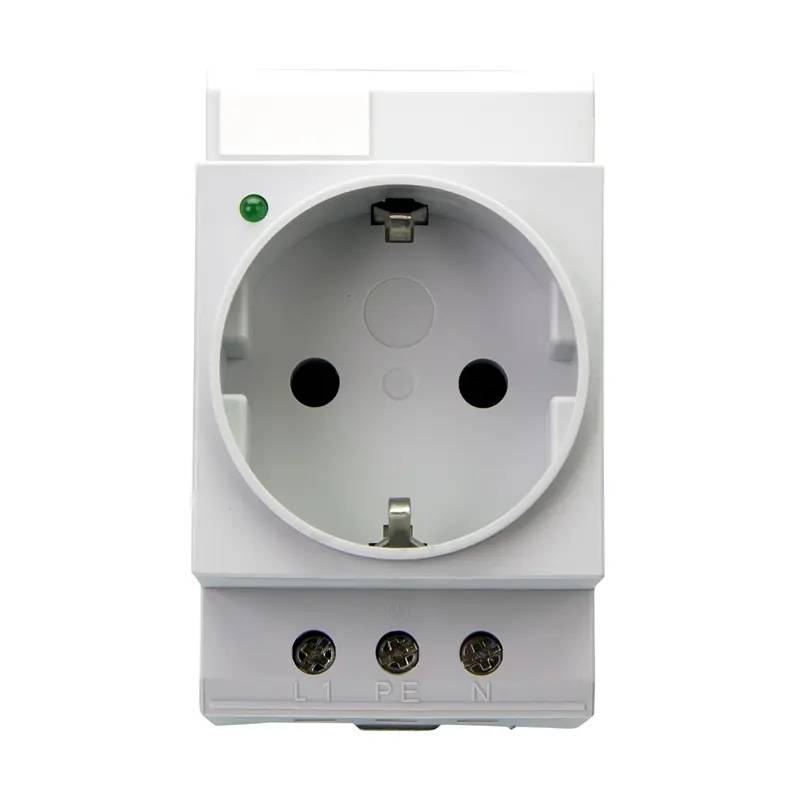 Schaltschranksteckdose Hongfa - HY1DES1D - GR/LED-0