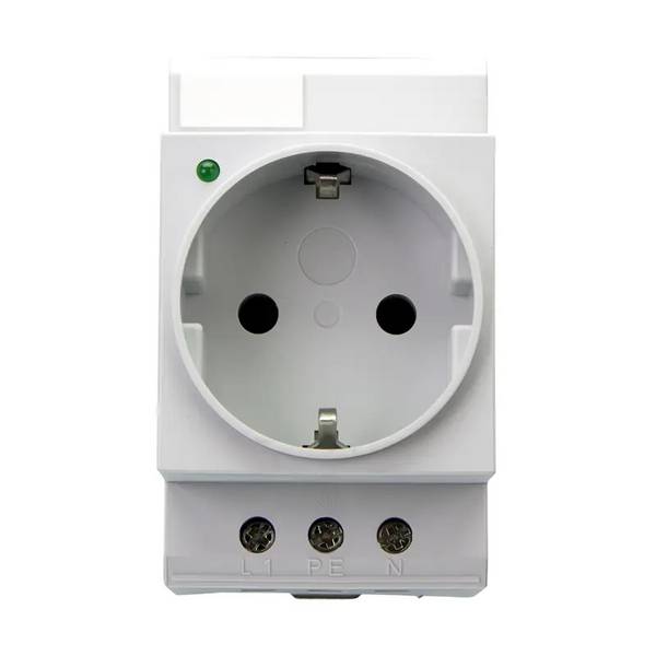 Schaltschranksteckdose Hongfa - HY1DES1D - GR/LED