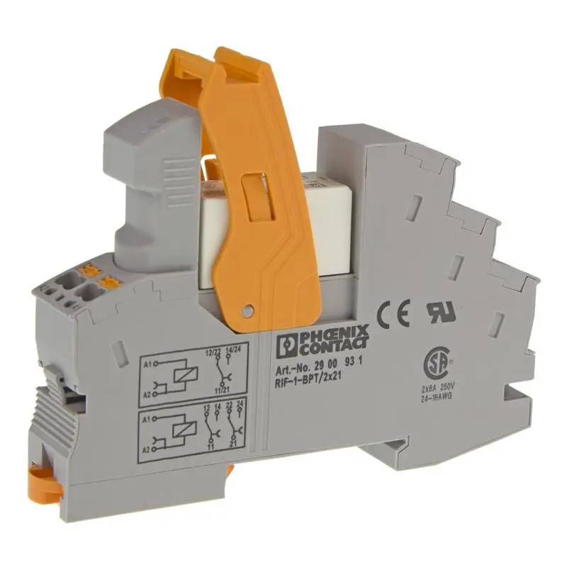 Phoenix Contact RIF-1-RPT-LV-230AC/1X21 Interface Relais 230V ac, 1-poliger Wechsler DIN-Schienen-0