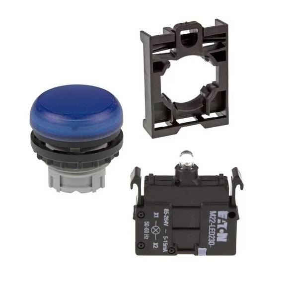 Set Leuchtmelder (blau) Eaton M22-L-B/-A/-LED230-B