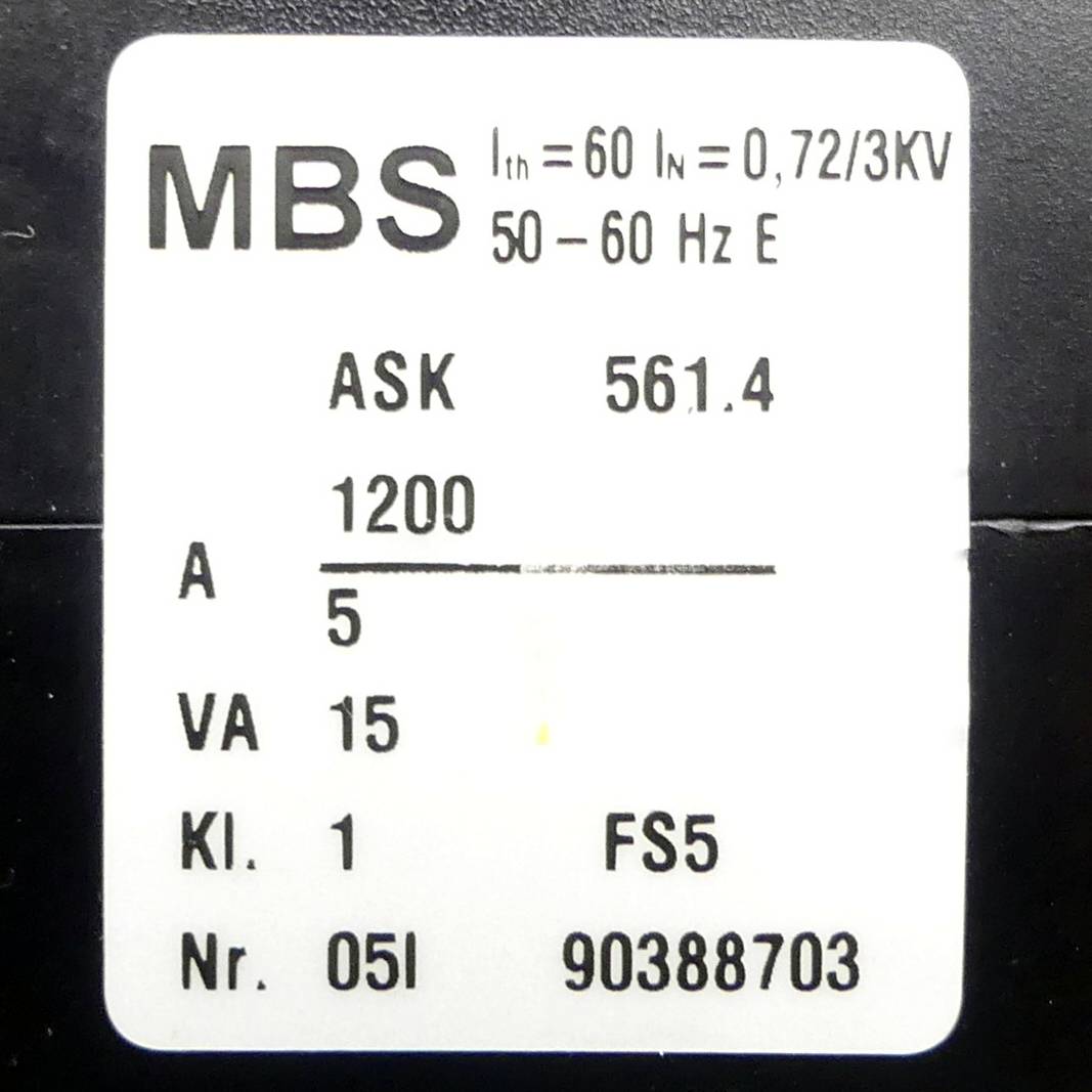 MBS MBS ASK 561.4 MBS ASK 561.4 AUFSTECKSTROMWANDLER-1