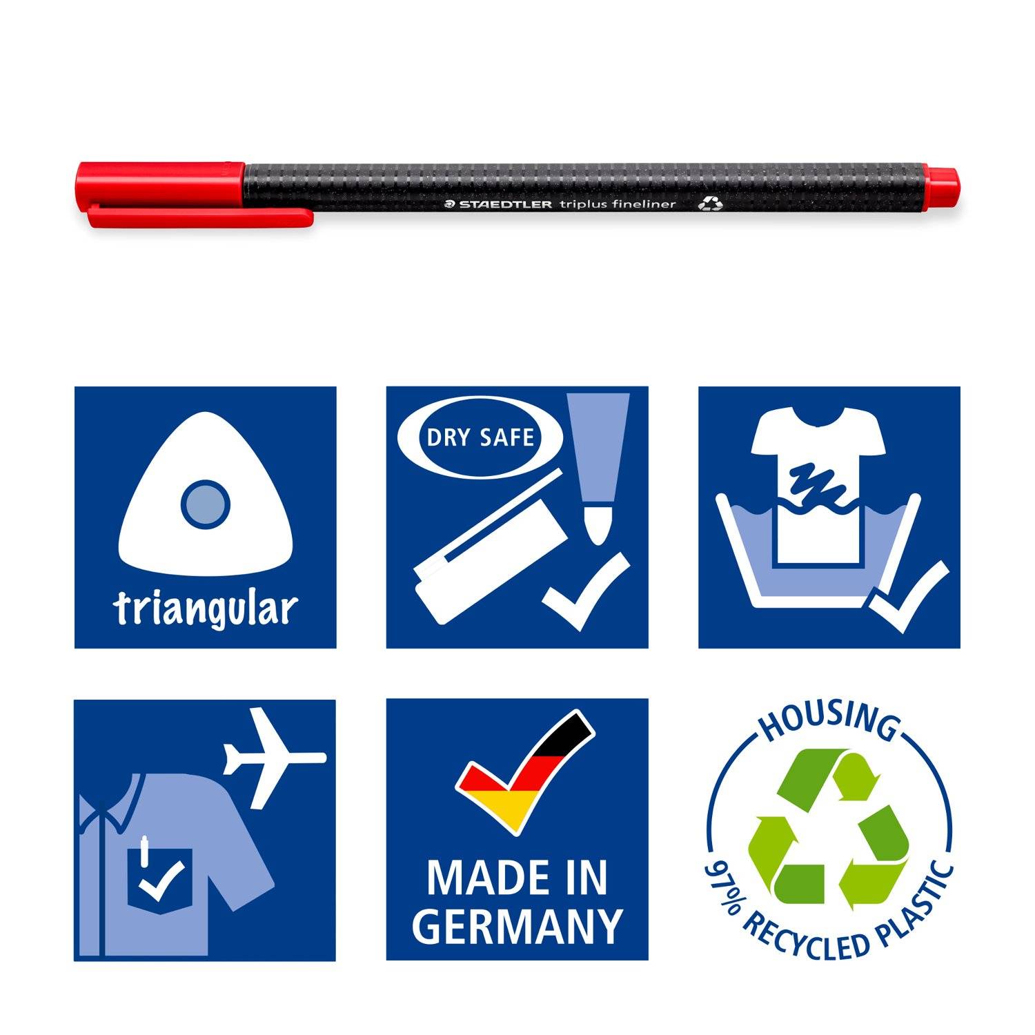 STAEDTLER - Fineliner triplus rPP 10STück-3