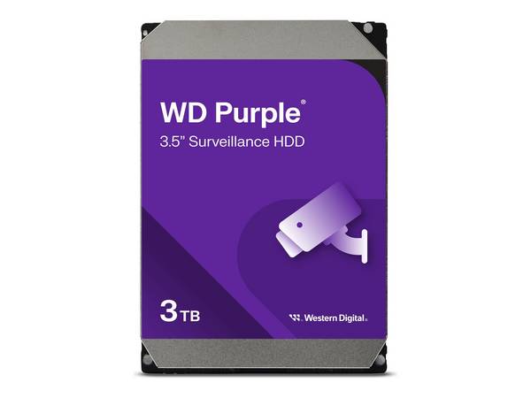WD Purple WD33PURZ - Festplatte - 3 TB - Überwachung - intern - 3.5" (8.9 cm)