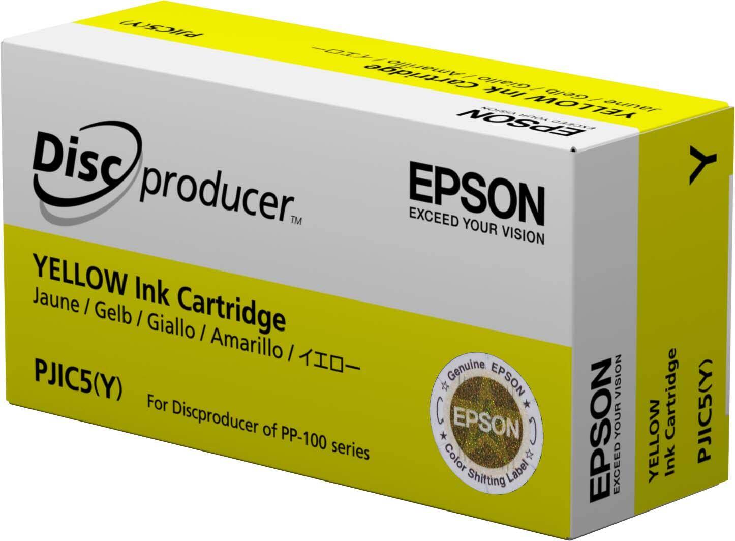Epson Discproducer Ink Cartridge PJIC7 Tintenpatrone Yellow-0