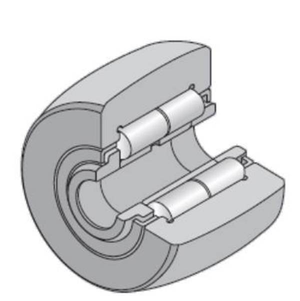 NTN NUTR304 X/3AS Stützrolle Innen-Ø 20 mm Außen-Ø 52 mm Breite25 mm